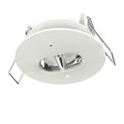 Spot encastrable blanc pour éclairage de secours, 1W, LED 6000K, IP22