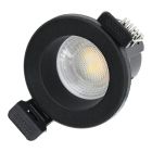 Downlight en aluminium noir, Magus, 4W, white switch LED, IP65