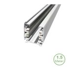 Rail triphasé, 1,5 mètre, blanc, Pro