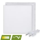 Panneau LED 62x62 - 30W - interrupteur blanc - UGR<18 - dimmable - rétroéclairé