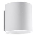 Applique up and down en aluminium blanche, Amely