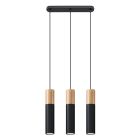 Suspension en aluminium marronne, Francesca