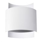 Applique up and down en aluminium blanche, Julissa