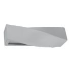 Applique up and down en verre grise, Annick