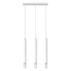 Suspension en verre blanche, Ishani