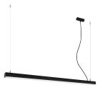 Suspension en aluminium noire, Mascha, 48W, 3000K LED