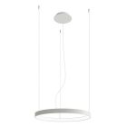 Suspension en aluminium blanche, Ringo, 50W, 3000K LED