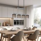 Suspension en métal nickel, Nordby