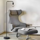 Lampadaire moderne noir, Ritual, avec interrupteur