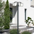 Luminaire extérieur en aluminium anthracite, Carmen, IP54