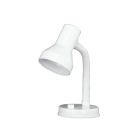 Lampe de bureau en plastique blanche, Lagos, avec interrupteur