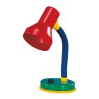 Lampe de table pour enfants en plastique multicolore, Lagos, avec interrupteur