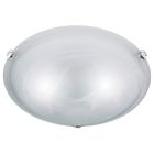 Lampe plafond en verre blanche, Filia