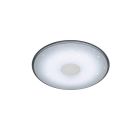 Lampe plafond moderne blanche, Levain, 30W, blanc chaud à froid réglable LED, avec télécommande