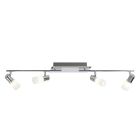 Spot plafond en verre gris, Morely, 4,3W, 3000K LED