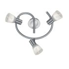 Spot plafond moderne nickel, Gustav
