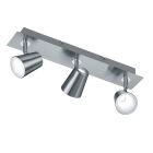 Plafonnier en verre nickel, Laysha, 6W, 3000K LED