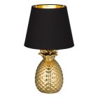 Lampe de table en céramique dorée, Monsted, avec interrupteur