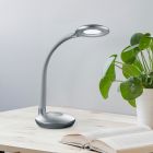 Lampe de bureau moderne grise, Jesse, 3W, 3000K LED, avec variateur tactile