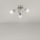 Lampe plafond moderne nickel, Benita