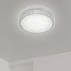 Lampe plafond classique blanche, Valentina, 21W, 3000K LED