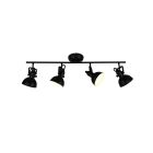 Spot plafond industriel noir, Kibek