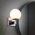 Applique salle de bain moderne chromée, Eray, IP44
