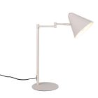 Lampe de bureau moderne grise, Jille, avec interrupteur