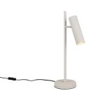 Lampe de table moderne grise, Sieb, avec interrupteur