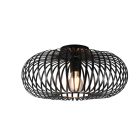 Plafonnier noir industriel, Johann