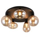 Plafonnier design ambre, Ervin