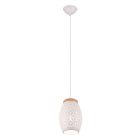 Suspension moderne blanche, Delana