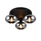 Plafonnier design noir, Veere