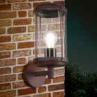 Luminaire extérieur industrielle couleur rouille, Sammy, IP44