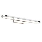 Applique salle de bain moderne chromée, Martin, 22W, 3000K LED, IP44