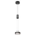 Suspension moderne anthracite, Marjon, 9W, 3000K LED