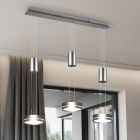 Suspension moderne nickel, Marjon, 9W, 3000K LED
