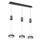 Suspension moderne anthracite, Marjon, 9W, 3000K LED