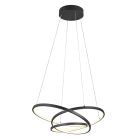 Suspension design noire, Teodore, 34W, white switch LED, gradable en 3 étapes