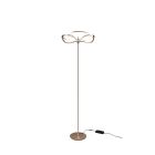 Lampadaire moderne laiton, Remy, 31W, 3000K LED, avec interrupteur