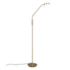Lampadaire à arc moderne laiton, Bilge, 12W, couleur réglable LED, avec interrupteur