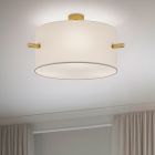 Lampe plafond en métal laiton, Myke