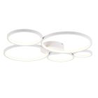 Lampe plafond moderne blanche, Robon, 49W, 3000K LED