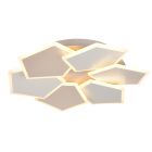 Lampe plafond moderne blanche, Vishaal, gradable en 3 étapes