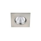 Spot encastré salle de bain moderne nickel, Iman, 5W, 3000K LED, IP65