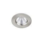 Spot encastré salle de bain moderne nickel, Iman, 5W, 3000K LED, IP65