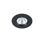 Spot encastré salle de bain moderne noir, Iman, 5W, 3000K LED, IP65