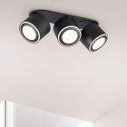 Lampe plafond moderne noire, Jorno, 3,5W, 3000K LED