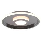 Plafonnier salle de bain moderne chromé, Kayla, 35W, 3000K LED, IP44