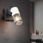 Spot mural vintage noir, Marjet, avec interrupteur